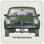 MGB GT Jubilee Edition 1975 Coaster 2